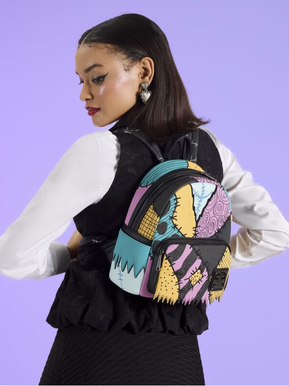 Disney Loungefly The Nightmare Before Christmas Sally Cosplay Mini Backpack NWT - Picture 2 of 7